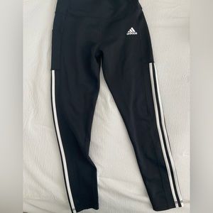 Adidas Women's Essentials 3-Stripe Full Length Cotton Legging